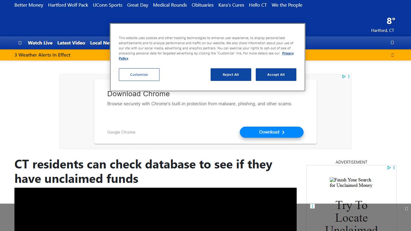 CT residents can check database to see if they have unclaimed funds